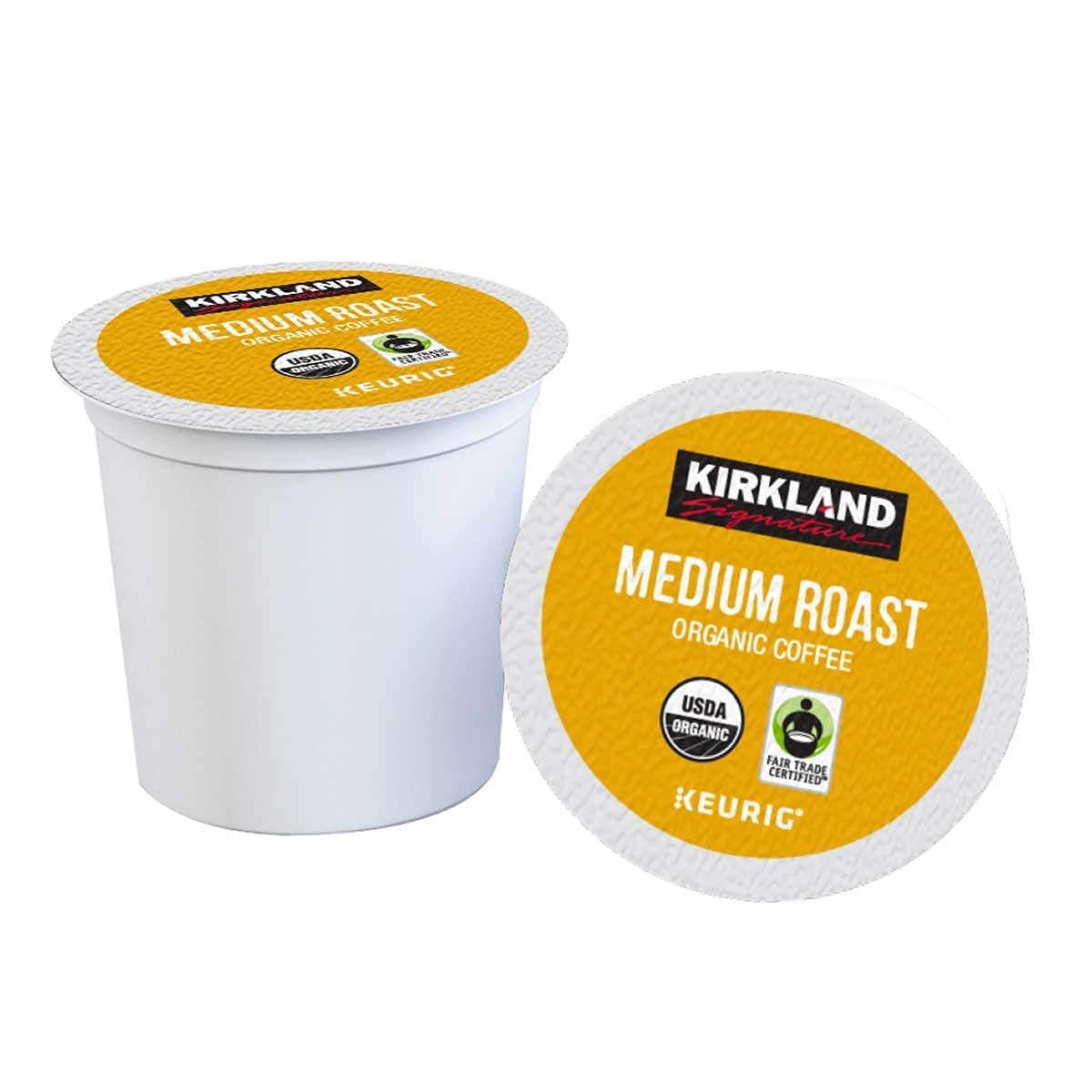 Kirkland Signature Organic Medium Blend Roast, Recyclable K Cup Pods, 3 lb, 120 Count - Image 2
