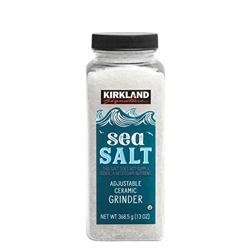 Kirkland Signature Sea Salt, Grinder with Refill, 13 Ounce (2 Count) - Image 3