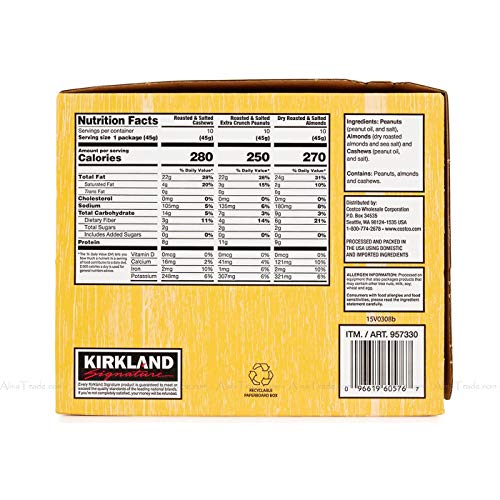 Kirkland Signature Variety Snacking Nuts, 3.0 lb-30 Count(Pack of 1) - Image 2