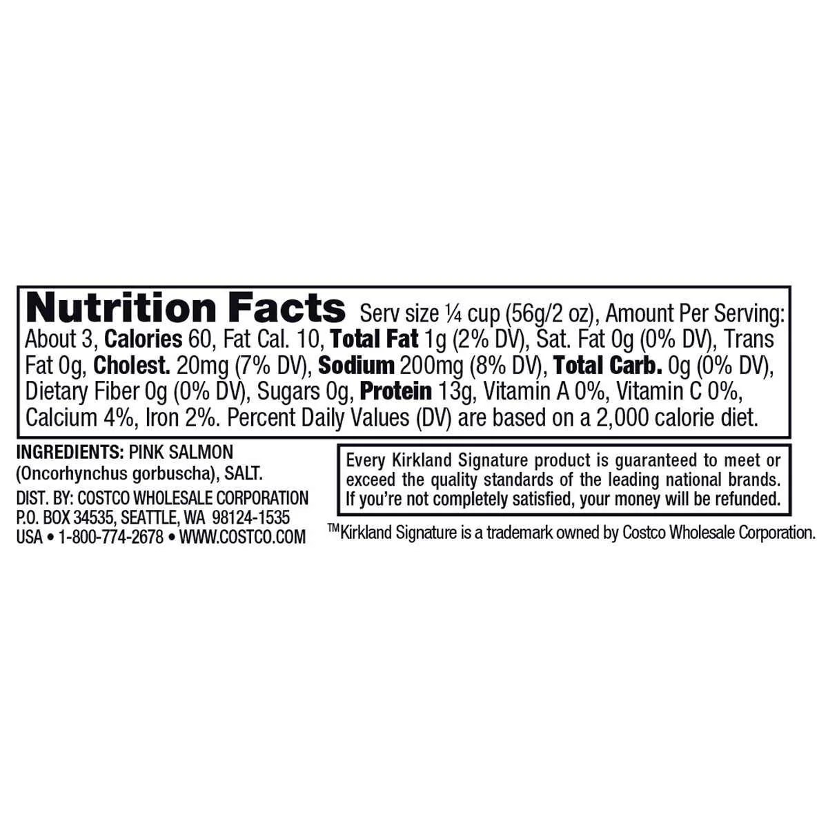 Kirkland Signature Wild Alaskan Pink Salmon, 6 oz, 6-count - Image 2