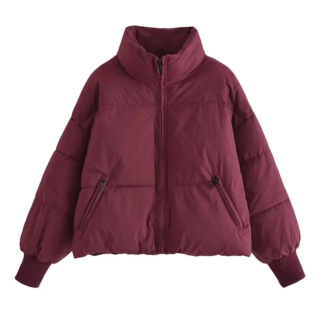 KONDALA Autumn Winter Women Jackets Thicken Streetwear Oversized Parkas Long Batwing Sleeve Pockets Fashion 2023 Female Coats - Image 17