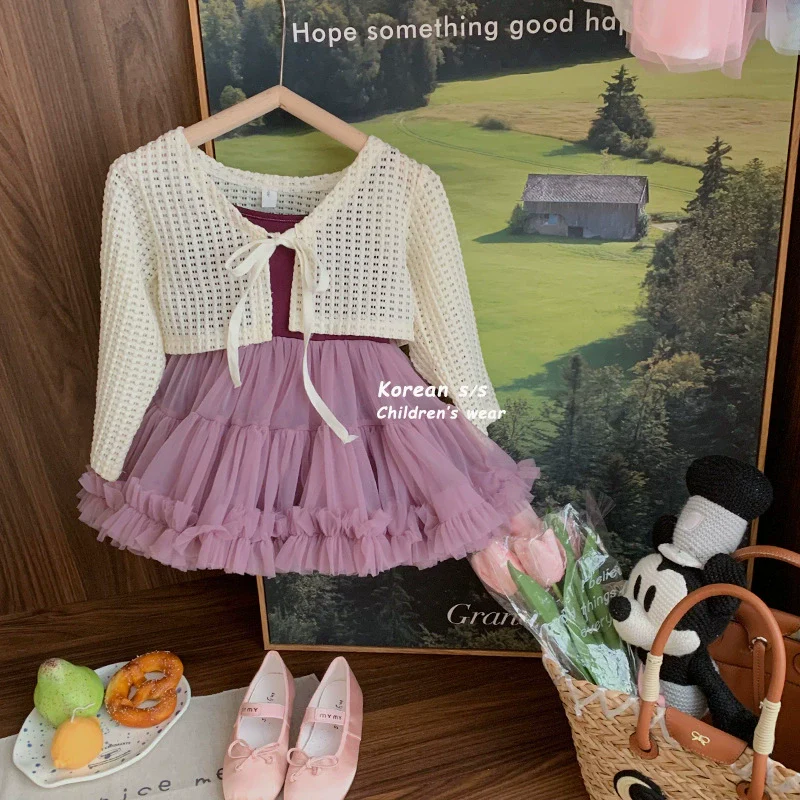 Korean Style Girl Dress Summer Dress Pettiskirt 2024 New Arrival Girl Princess Dress Fashion Baby Performance Dance Skirt - Image 10