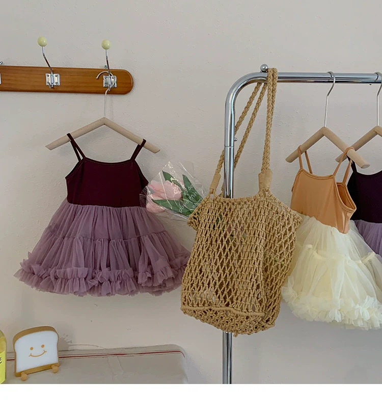 Korean Style Girl Dress Summer Dress Pettiskirt 2024 New Arrival Girl Princess Dress Fashion Baby Performance Dance Skirt - Image 6