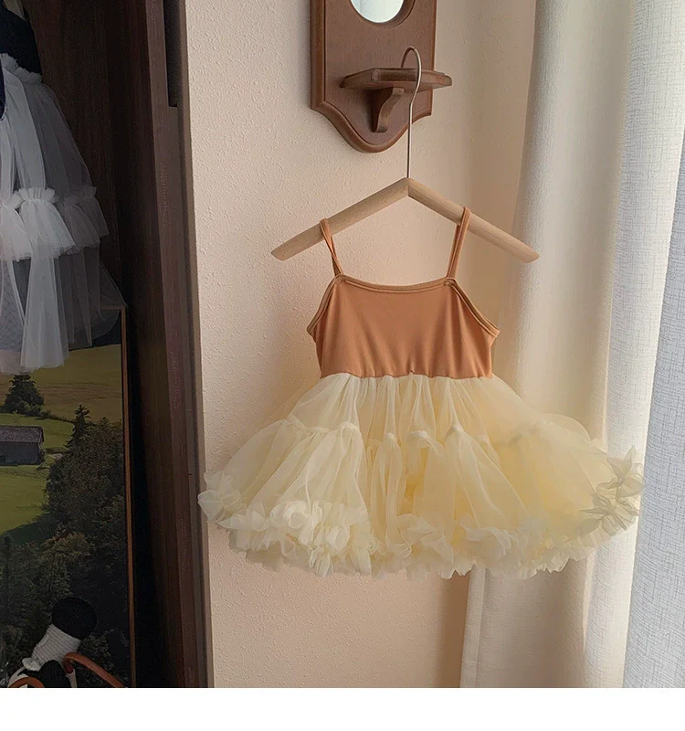 Korean Style Girl Dress Summer Dress Pettiskirt 2024 New Arrival Girl Princess Dress Fashion Baby Performance Dance Skirt - Image 7