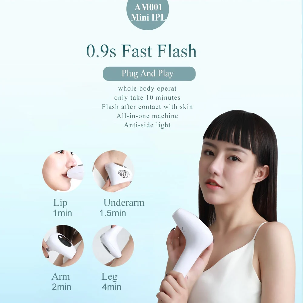 Kyliebeauty 900000 flash permanent IPL Laser Depilator LCD laser hair removal Photoepilator women painless hair remover - Image 7