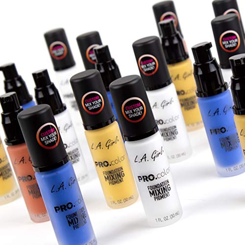 L.A. Girl Pro.matte mixing pigment GLM712, Yellow, 1 Fl Oz - Image 8