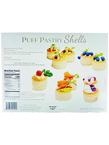 La Boulangerie Des Gourmets Puff Pastry Shells -Ready to Use 20.32 OZ- 96 pcs - Image 2