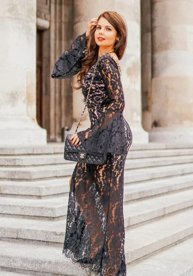 Sexy Lace dress evening dress - Image 5