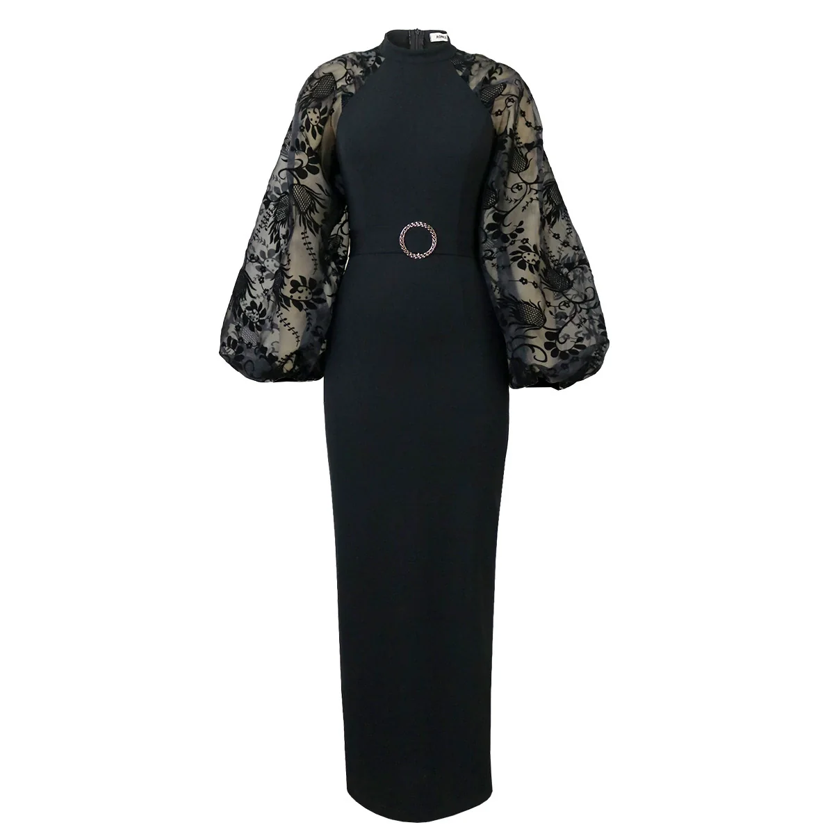 Lace European/American plus Size Commuter Dress Lace - Image 6