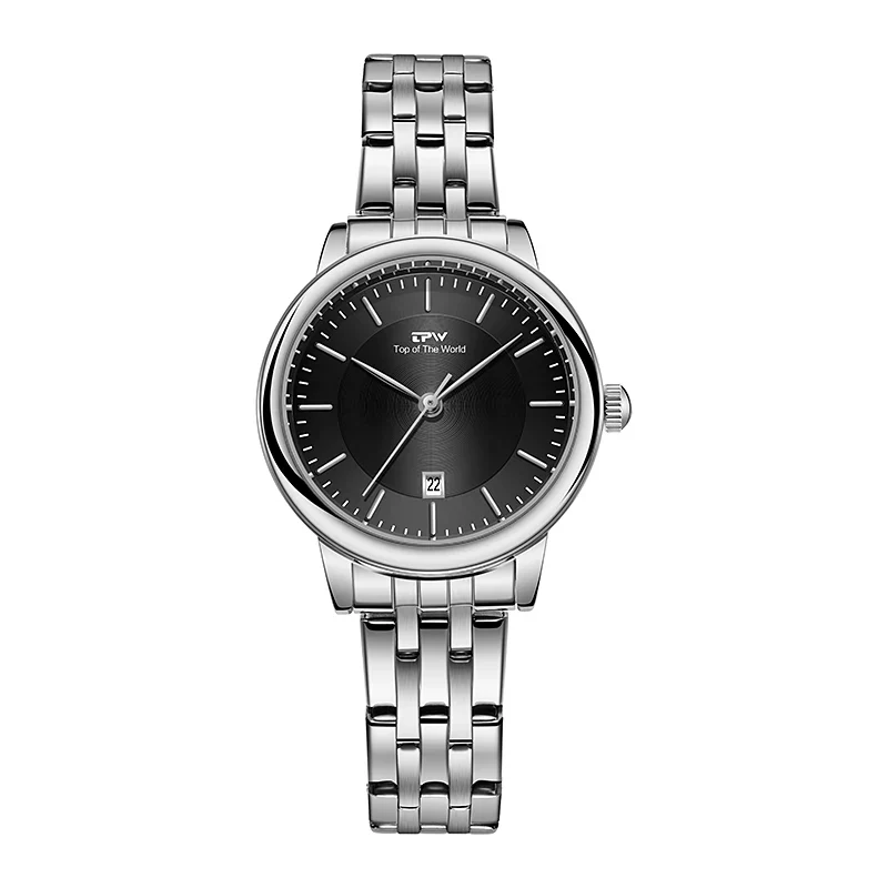 Ladies Business Watches Rose Gold Calander Women's Luxury Dress Elegant Bracelet - Image 2