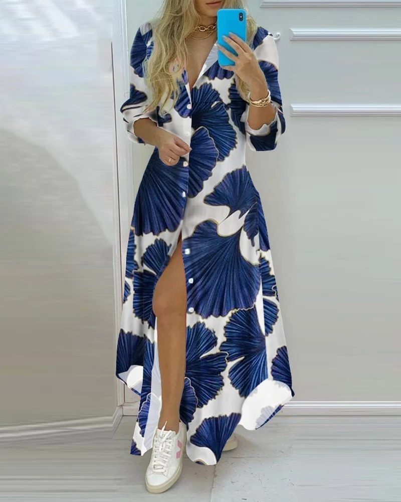 Ladies New Dress Fashion 2023 Color Matching Slim Short-Sleeved Shirt Dress Casual Home Street Commuter Plus Size Dress Vestidos - Image 12