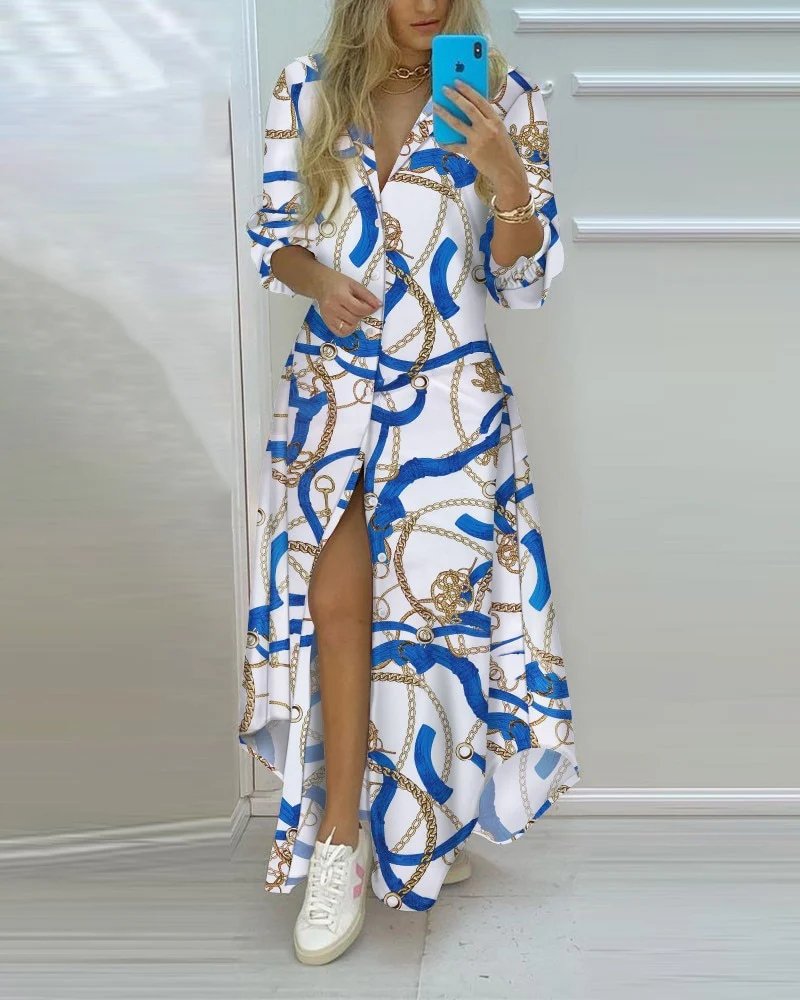 Ladies New Dress Fashion 2023 Color Matching Slim Short-Sleeved Shirt Dress Casual Home Street Commuter Plus Size Dress Vestidos - Image 17