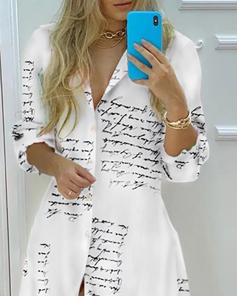 Ladies New Dress Fashion 2023 Color Matching Slim Short-Sleeved Shirt Dress Casual Home Street Commuter Plus Size Dress Vestidos - Image 9