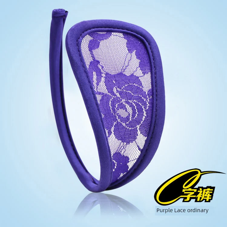Lady Sexy Sexy C- String Bikini Safety Pants Traceless Lace T-Shaped Panties Invisible One-Piece Underwear - Image 2