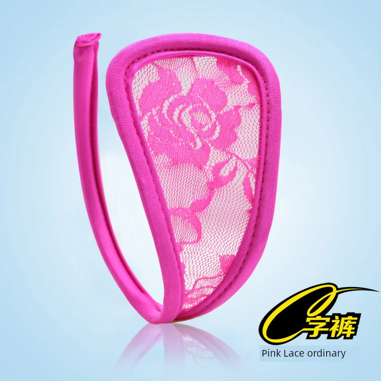 Lady Sexy Sexy C- String Bikini Safety Pants Traceless Lace T-Shaped Panties Invisible One-Piece Underwear - Image 3