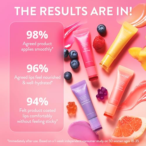 LANEIGE Lip Glowy Balm: Hydrate, Glossy, Lightweight, Moisturize & Tint with Shea Butter - Image 6