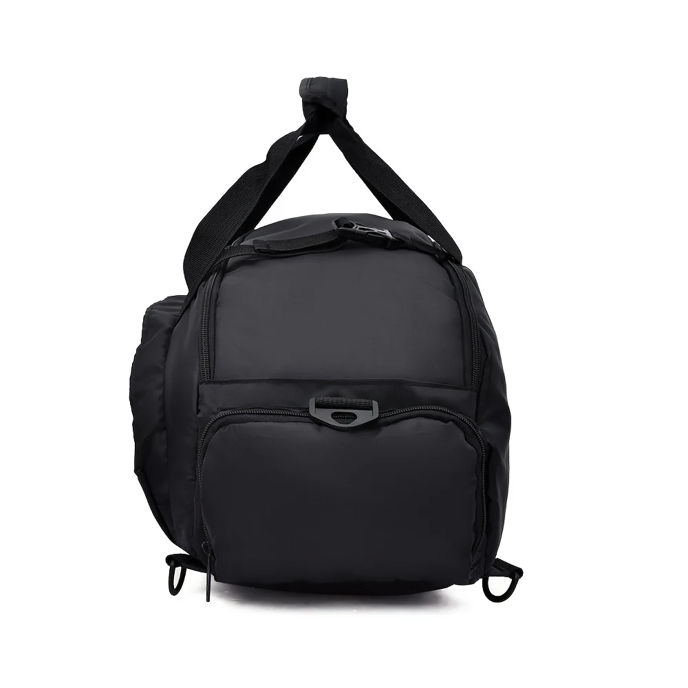Large Capacity Duffle Tote Bag, Nylon Lightweight Luggage Bag With Shoe Compartment, Portable Travel Storage Bag Unisex Bag For Daily Use - Image 5