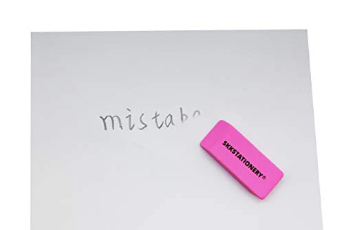 Large Pink Earsers Set of 36, Pink Bevel Erasers, Rubber Erasers, Bulk Pencil Erasers for School Supplies, Art, and Office Teachers Kids Classroom Home Use - Image 2