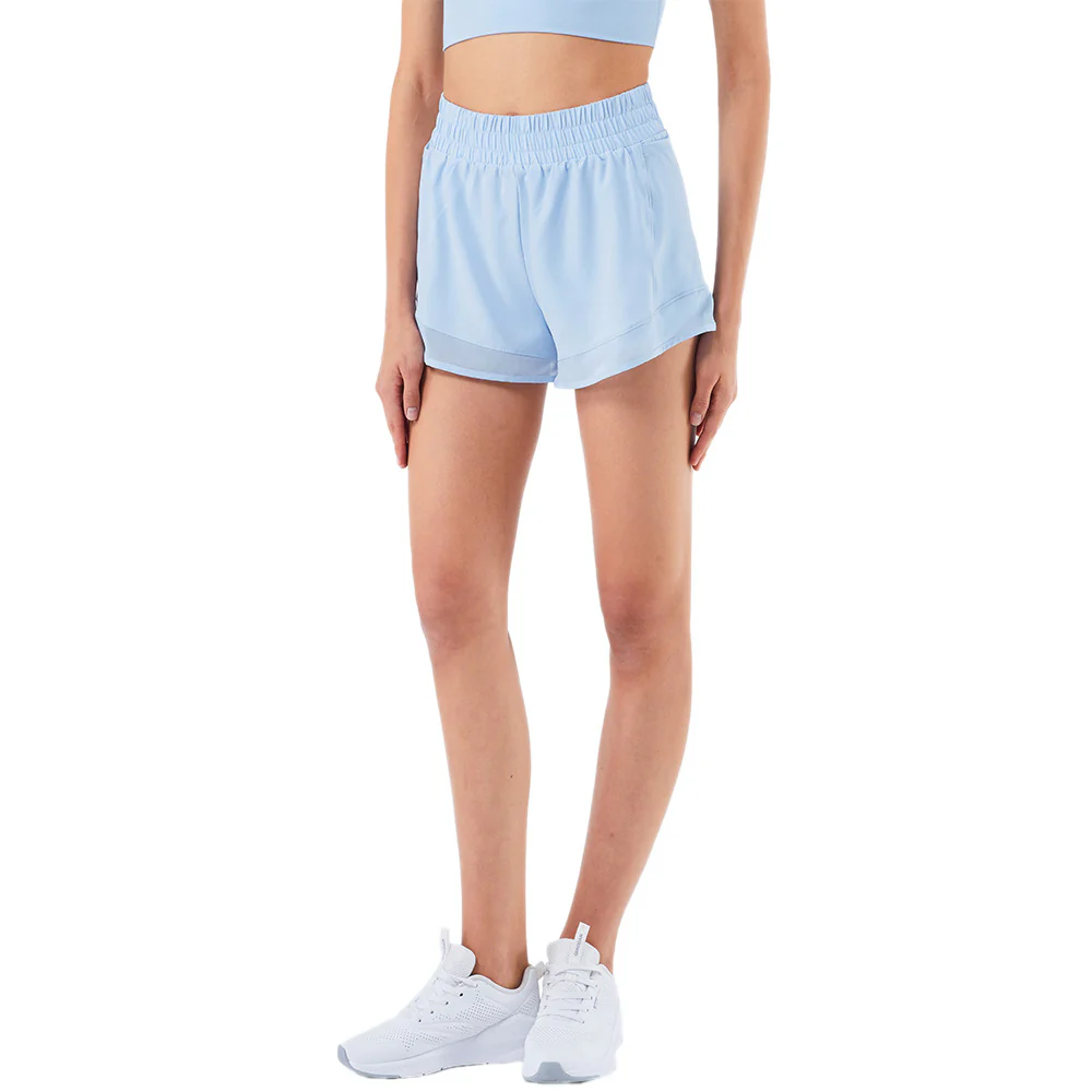 Latest Ladies Loose Fit Anti-microbial Double Layout Workout Running Shorts With Side Pockets - Image 6