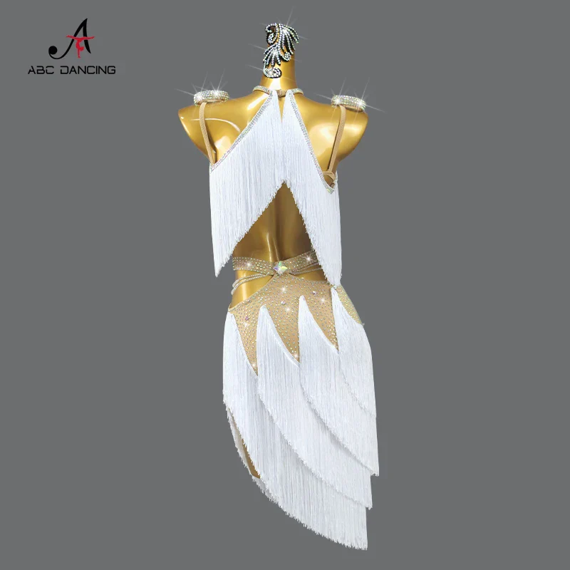 Latin Dance Tops Women Ballroom Dress Costume Samba Practice Clothes Wear Skirt Surgical Suit Line Female Cabaret Girls Prom Cha - Image 5