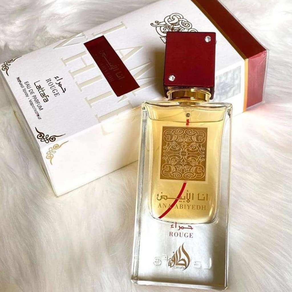 Lattafa Perfumes Ana Abiyedh Rouge for Unisex Eau de Parfum Spray, 2.0 Ounce / 60 ml - Image 4
