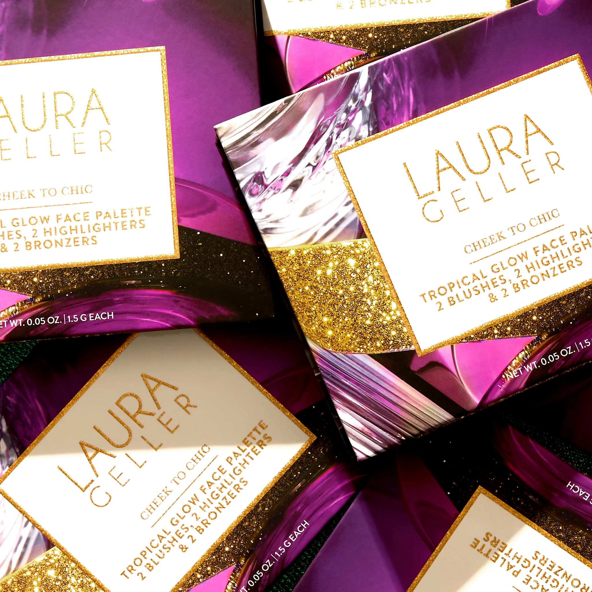 LAURA GELLER NEW YORK The Best of the Best Baked Palette - Full Size - Includes Bronzer, Blush, 2 Highlighters and 3 Eyeshadows - Travel-Friendly - Image 3