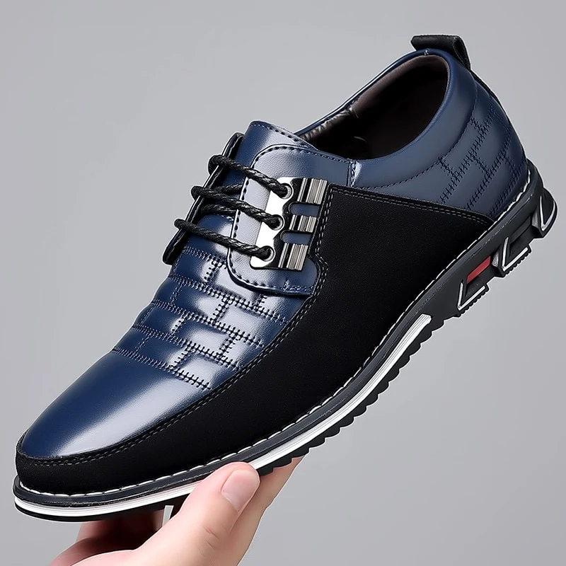 Leather Shoes for Men Fashion Casual Male Business Shoes Office Comfort Men Work Shoes Men Loafers Sapato Masculino - Image 3