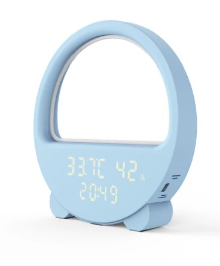 LED App Control RGB Night Light Atmosphere Lamps Digital Alarm Clock Speaker Wireless Charger Children Sleep Bedroom Decoration - Image 3