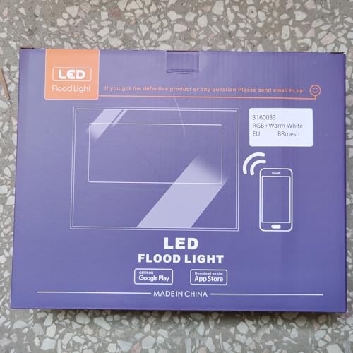 LED Flood Light Outdoor 800W Equivalent Bluetooth Smart Color Change Landscape Lighting DIY-Scene+RGB Colors+Warm White 2700K - APP & Group Control & Timing, IP66 Waterproof US 3-Plug Up Light 4Pack - Image 7