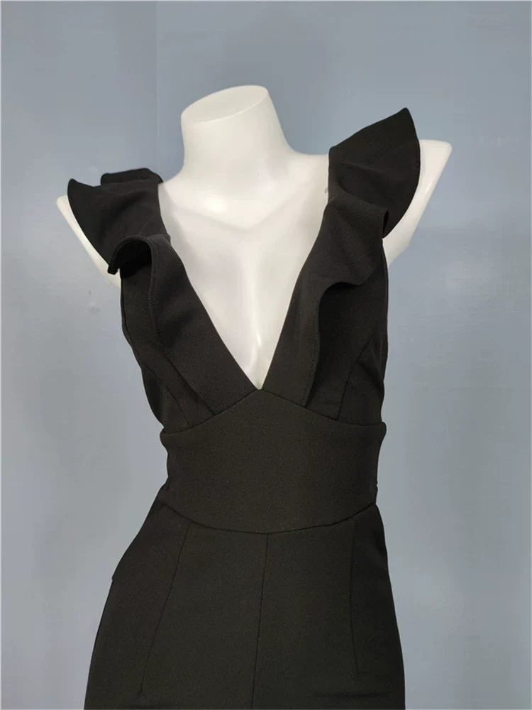 Legal System Ruffles Bare Back Street Cool Jumpsuit - Image 6