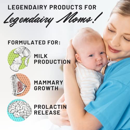Legendairy Milk Liquid Gold Lactation Supplement, Organic Goat's Rue Lactation Support with Milk Thistle, Shatavari, Fennel, Alfalfa and Anise, Breastfeeding Supplements, 60 Vegan Capsules - Image 8
