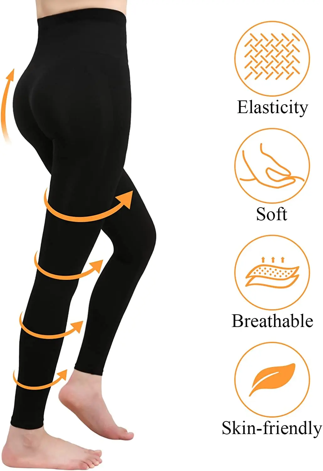 Leggings Women High Waist Shapewear Compression Leggings Leg Slimming Body ShaperTummy Control Panties Thigh Sculpting Slimmer - Image 3