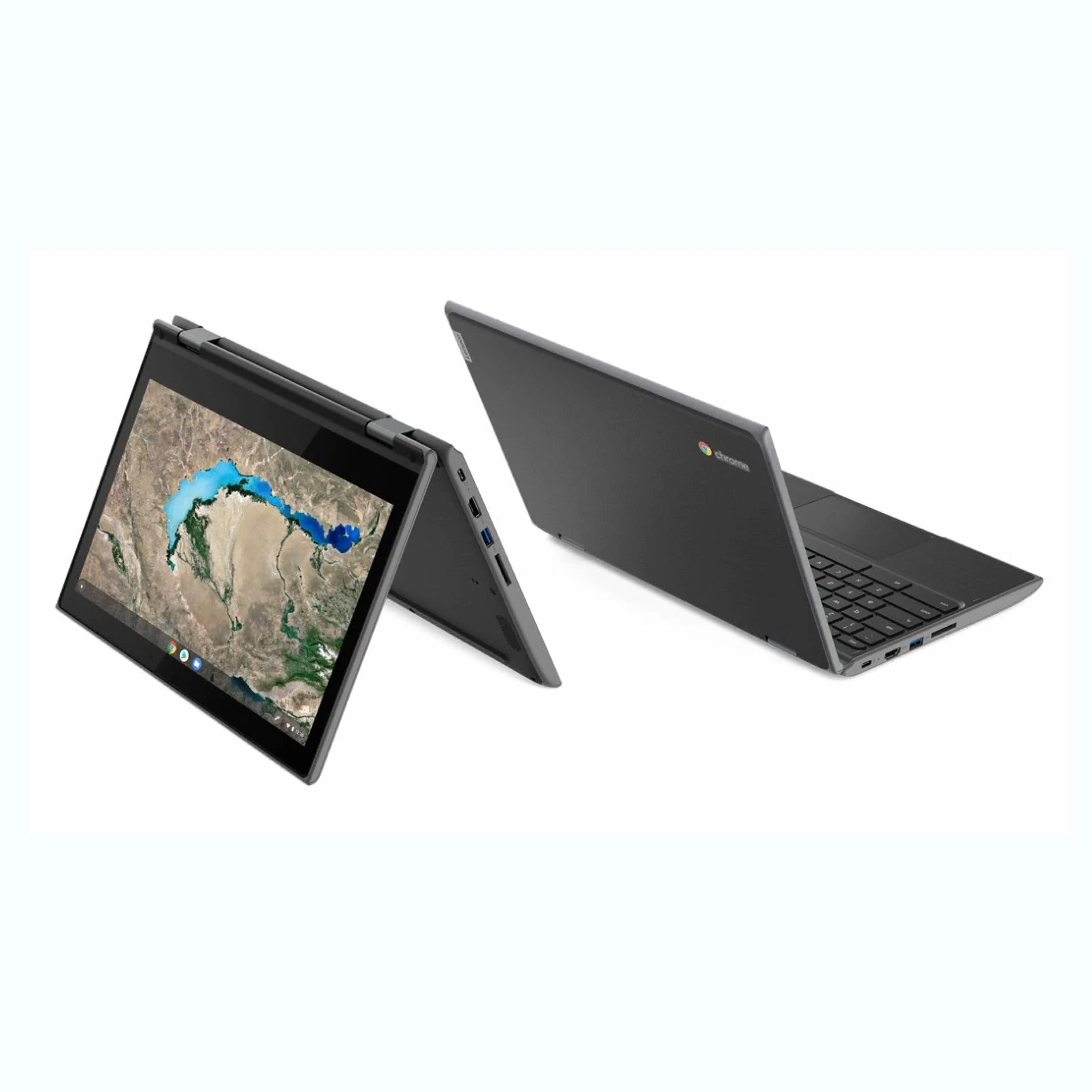Lenovo 11.6" 300e Chromebook Touchscreen LCD 2 in 1- MediaTek M8173C Quad-core 2.1GHz 4GB LPDDR3 32GB Flash Memory Chrome OS Model 81H00000US (Renewed) - Image 4