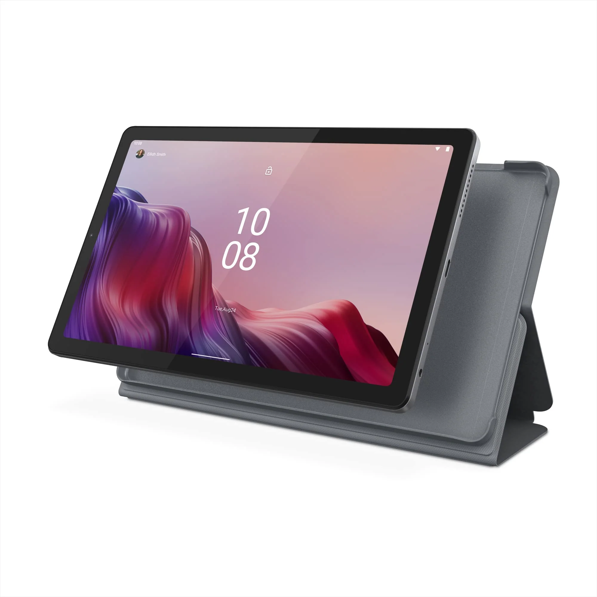 Lenovo Tab M9-2023 - Tablet - Long Battery Life - 9" HD - Front 2MP & Rear 8MP Camera - 3GB Memory - 32GB Storage - Android 12 or Later - Folio Case Included,Gray - Image 4