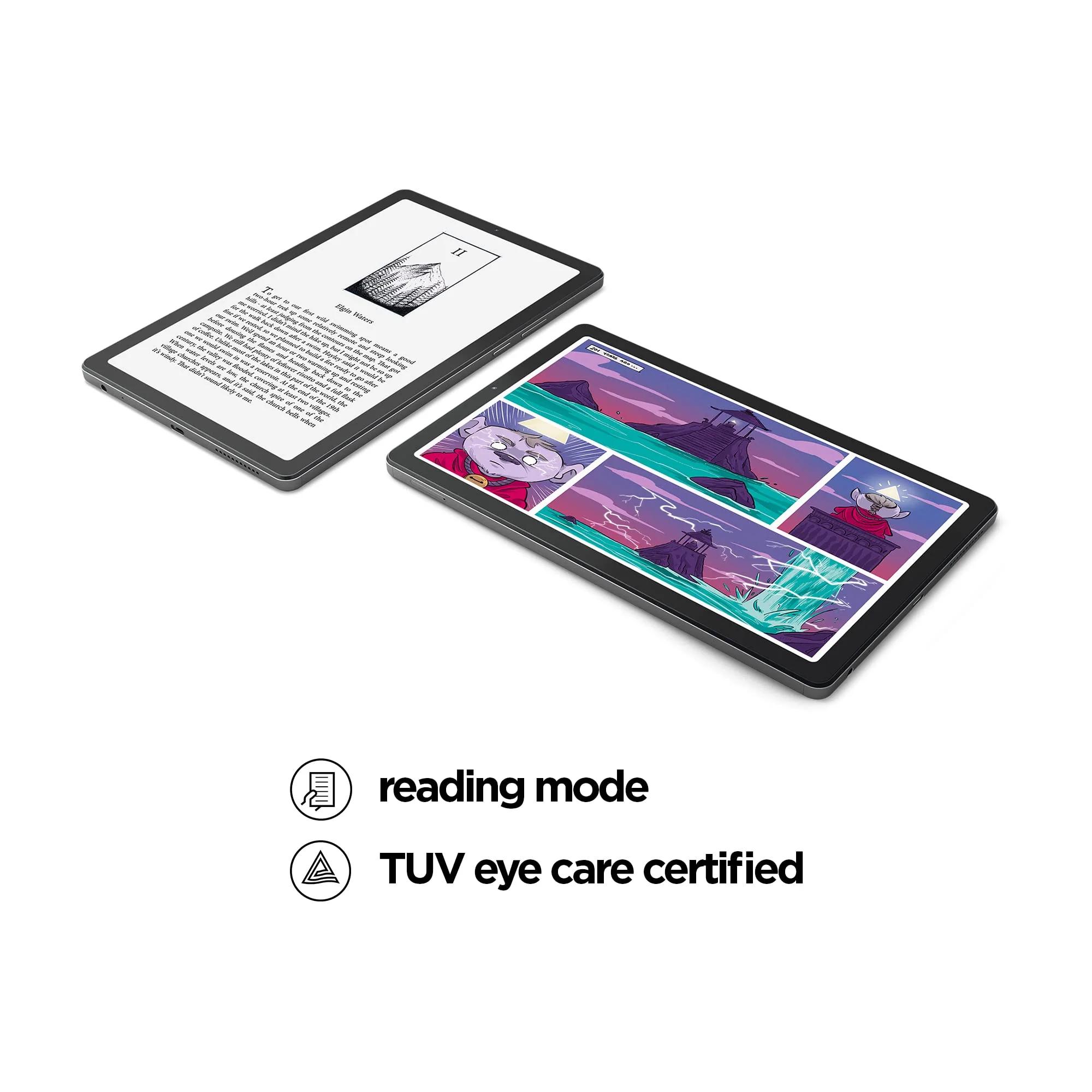 Lenovo Tab M9-2023 - Tablet - Long Battery Life - 9" HD - Front 2MP & Rear 8MP Camera - 3GB Memory - 32GB Storage - Android 12 or Later - Folio Case Included,Gray - Image 5