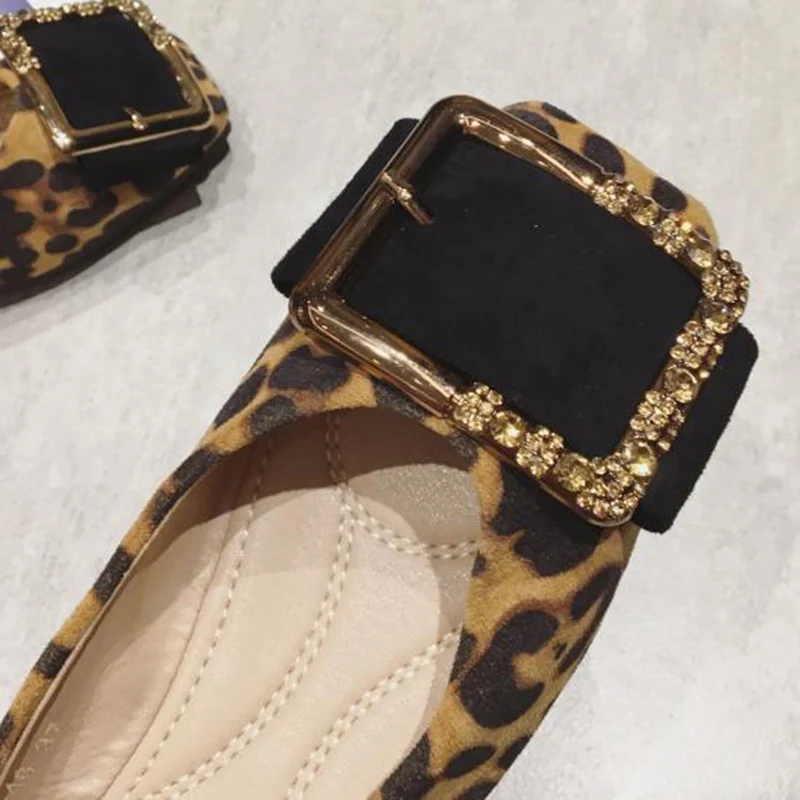 Leopard Shoes Women Flats Casual Slip-on Boat Shoes Woman Footwear Elegant Ladies Shoes - Image 4