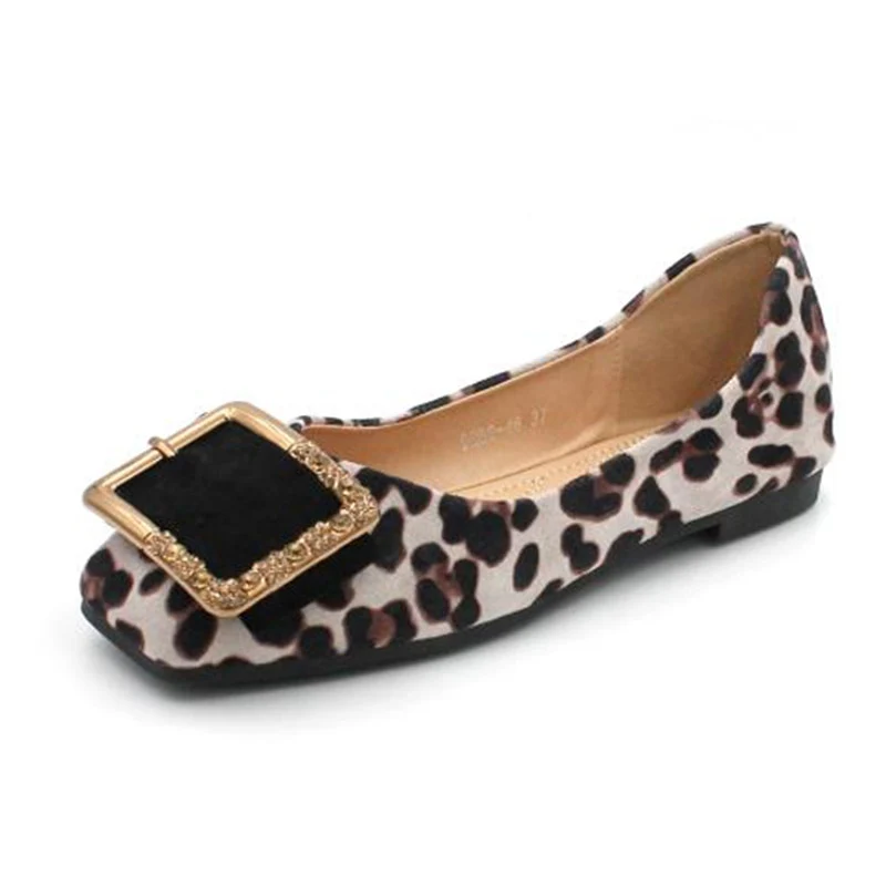 Leopard Shoes Women Flats Casual Slip-on Boat Shoes Woman Footwear Elegant Ladies Shoes - Image 5