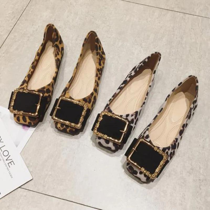 Leopard Shoes Women Flats Casual Slip-on Boat Shoes Woman Footwear Elegant Ladies Shoes - Image 7