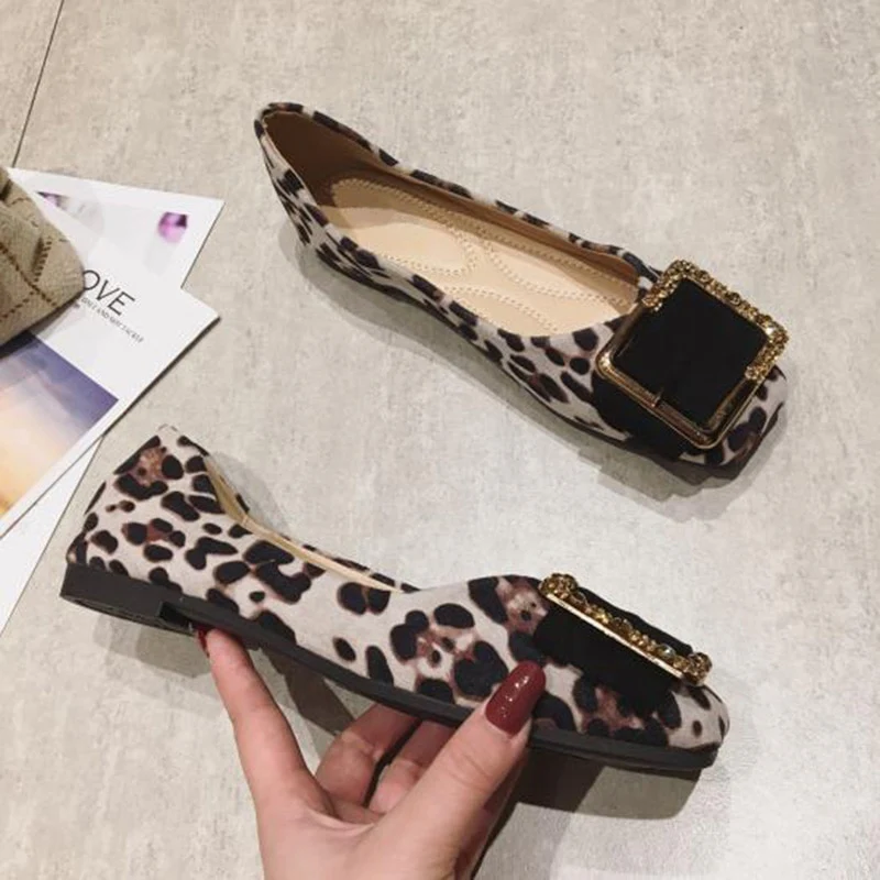 Leopard Shoes Women Flats Casual Slip-on Boat Shoes Woman Footwear Elegant Ladies Shoes - Image 8