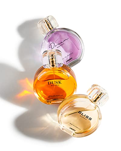 Liberty Luxury Dusk Perfume Spray for Women (100ml/3.4Oz), Eau De Parfum (EDP), Designed in France, Long Lasting Smell, Fruity Notes. - Image 2
