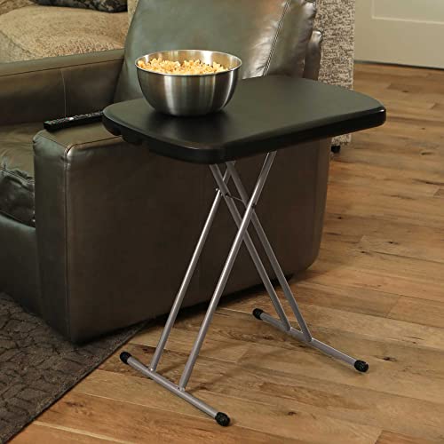 Lifetime Adjustable Folding Laptop Table TV Tray, 26 Inch, Black - Image 2
