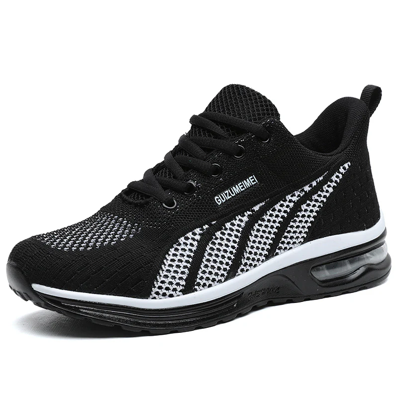 Lightweight Breathable Air Cushion knitted Running Shoes, Women's Footwear - Image 42