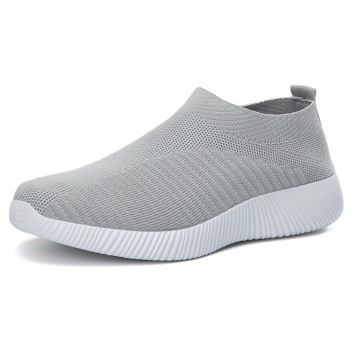 Lightweight Breathable Women's Slip-On Sneakers - Solid Color Low Top Design for Summer Casual Sports Shoes with EVA Sole and Comfort Insole - Image 14