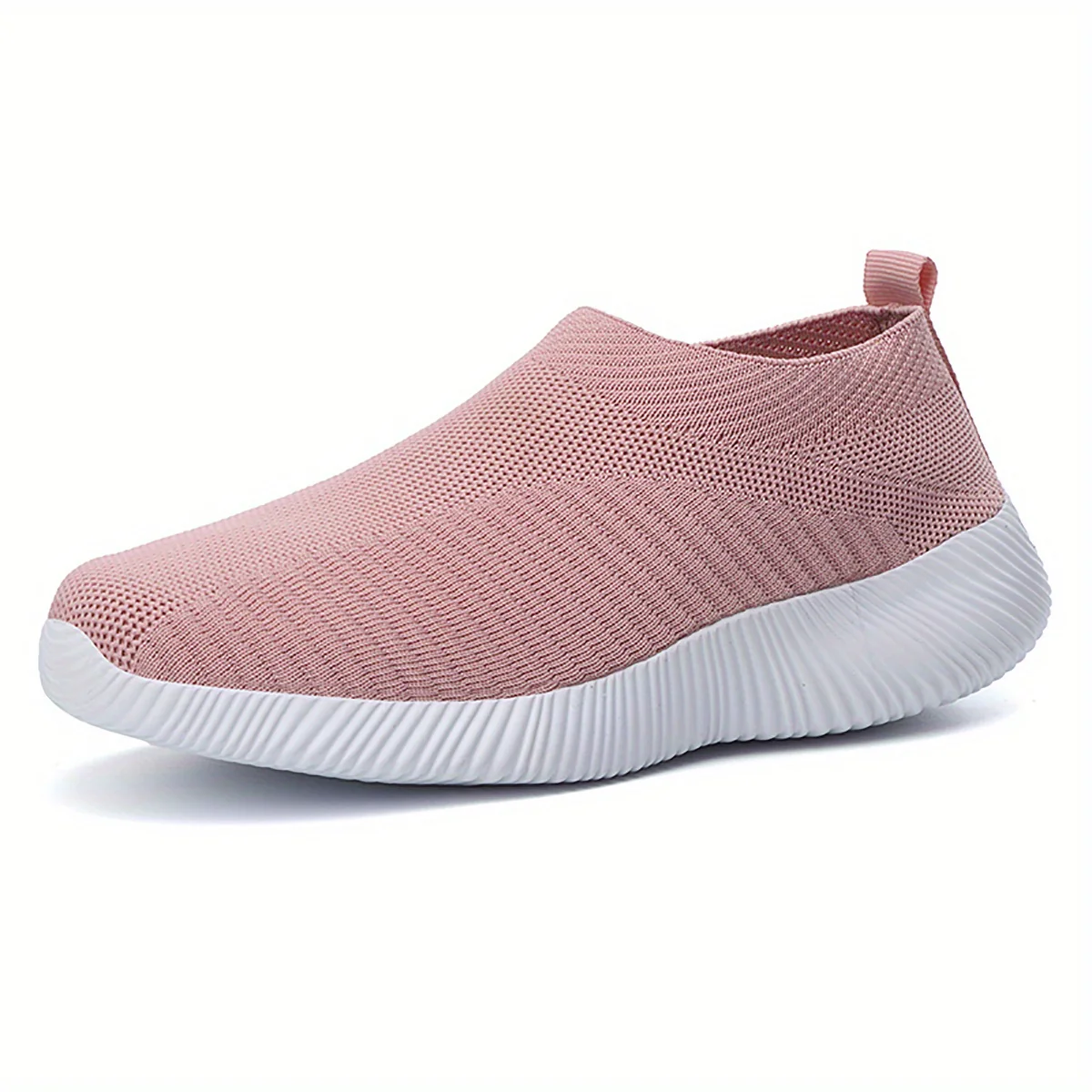 Lightweight Breathable Women's Slip-On Sneakers - Solid Color Low Top Design for Summer Casual Sports Shoes with EVA Sole and Comfort Insole - Image 18