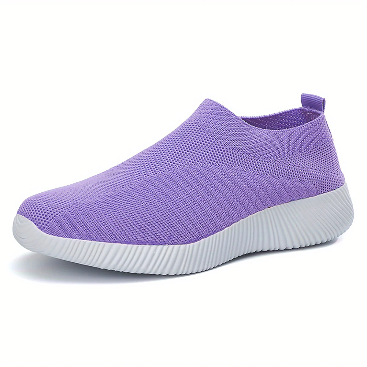 Lightweight Breathable Women's Slip-On Sneakers - Solid Color Low Top Design for Summer Casual Sports Shoes with EVA Sole and Comfort Insole - Image 31