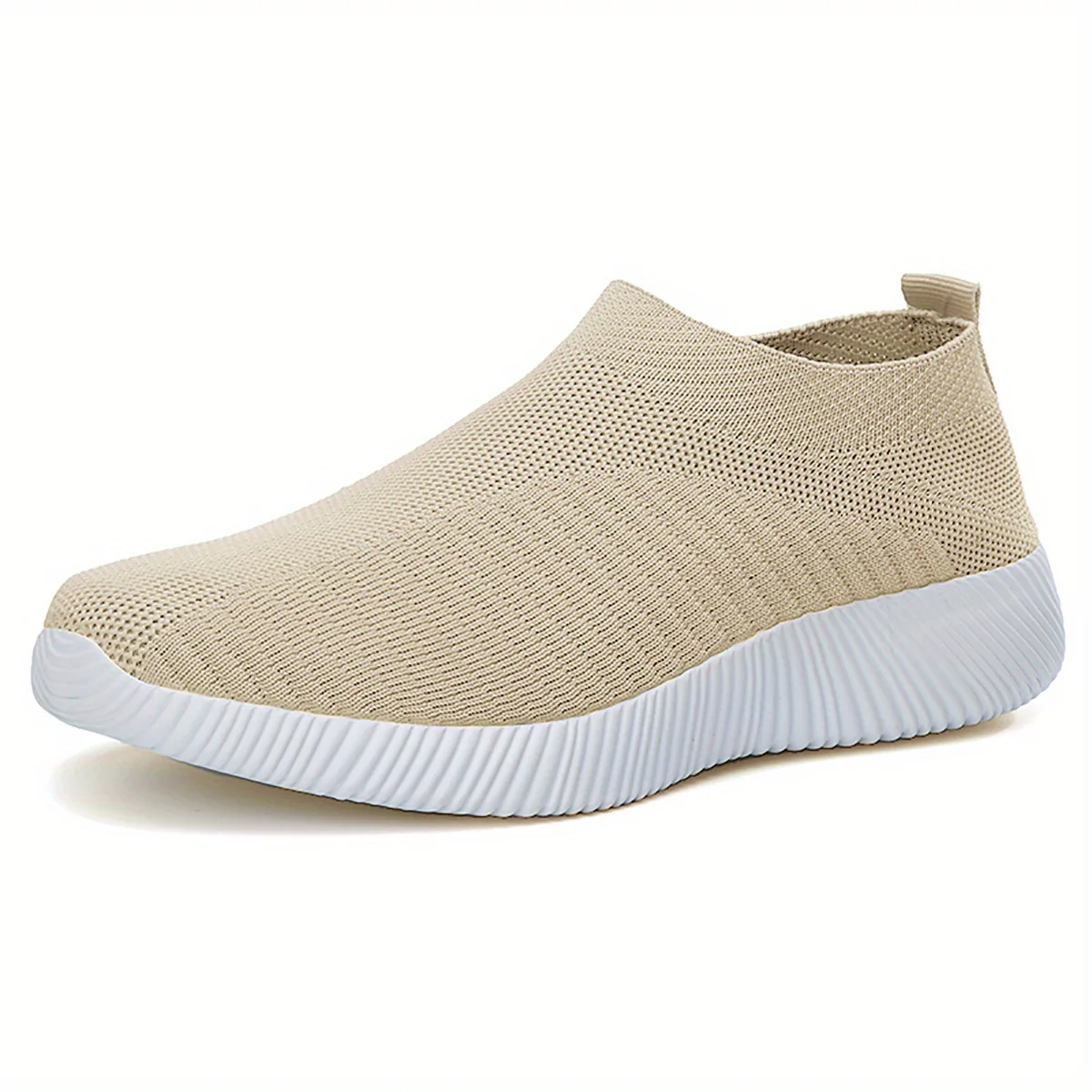 Lightweight Breathable Women's Slip-On Sneakers - Solid Color Low Top Design for Summer Casual Sports Shoes with EVA Sole and Comfort Insole - Image 34