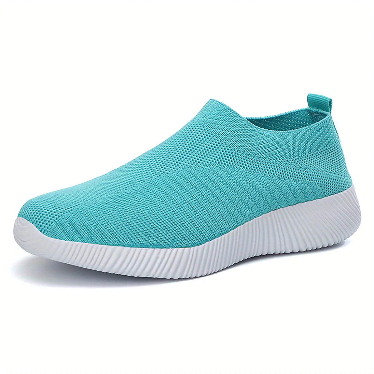 Lightweight Breathable Women's Slip-On Sneakers - Solid Color Low Top Design for Summer Casual Sports Shoes with EVA Sole and Comfort Insole - Image 51