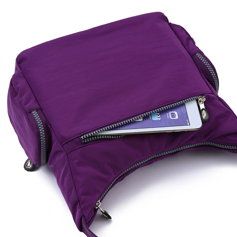 [Lightweight Square Bag] Lightweight Multi-Pocket Square Bag | Unisex Messenger Bag for Men and Women, Travel Shoulder Crossbody Bag - Image 6