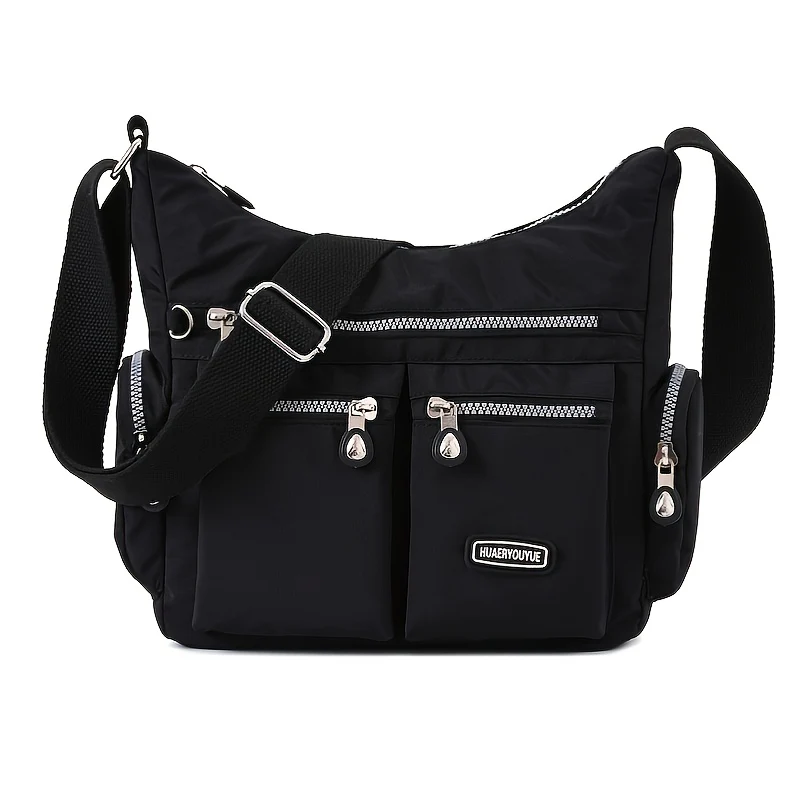 [Lightweight Square Bag] Lightweight Multi-Pocket Square Bag | Unisex Messenger Bag for Men and Women, Travel Shoulder Crossbody Bag - Image 9