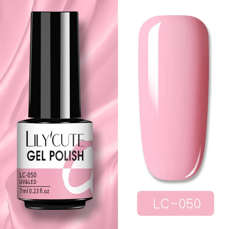 LILYCUTE 7ml Glitter Sequins Nail Gel Polish Gel Rose Gold Semi Permanent Hybrid Nail Art DIY Design Varnish - Image 40